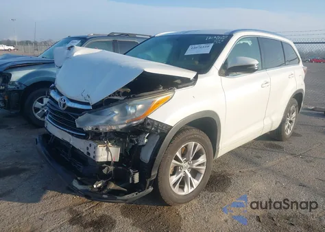 2015 Toyota Highlander Xle V6 from USA, damaged, VIN 5TDKKRFH2FS096191